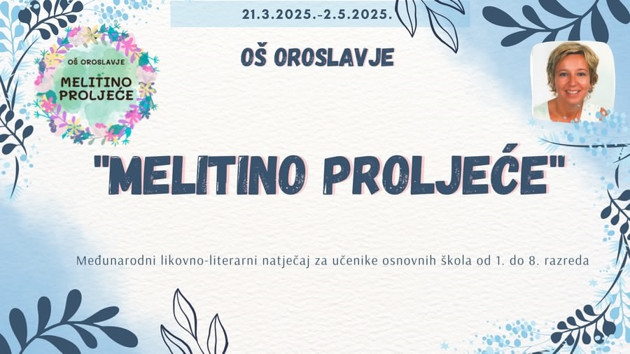 5. međunarodni likovno-literarni natječaj “Melitino proljeće”