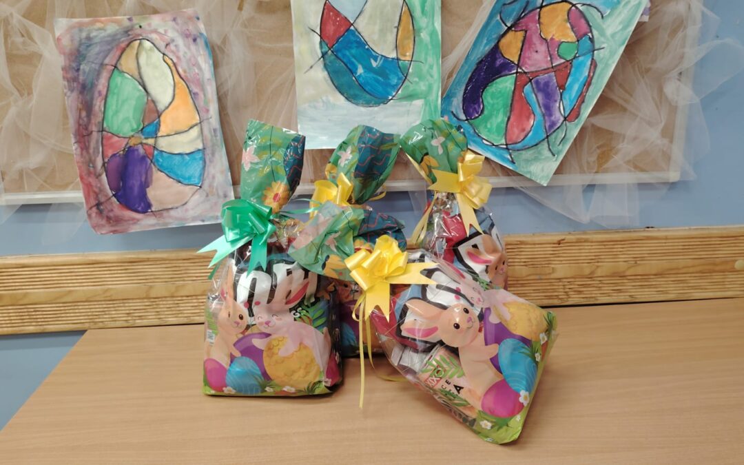 Darivanje učenika za Uskrs